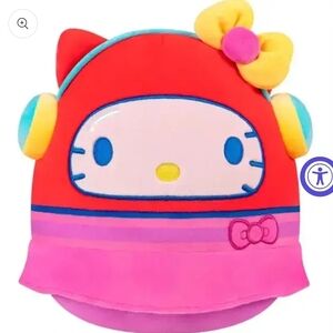 NWT Squishmallow Sanrio Plush Toy 8" Hello Kitty Kawaii Arcade